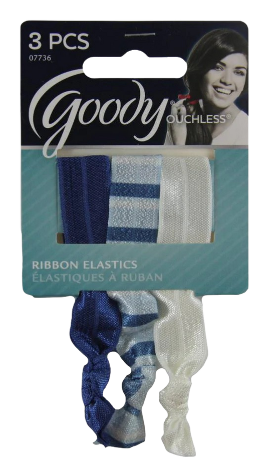 Women's Ouchless Ribbon Elastics (3 CT)