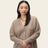 Billie Chunky Boyfriend Cashmere Cardigan