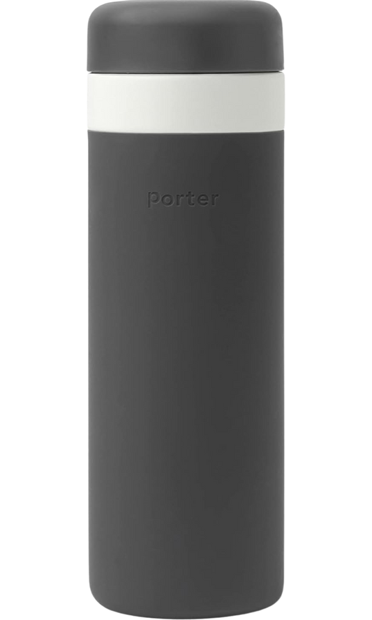 Insulated Ceramic Bottle  20oz - Charcoal