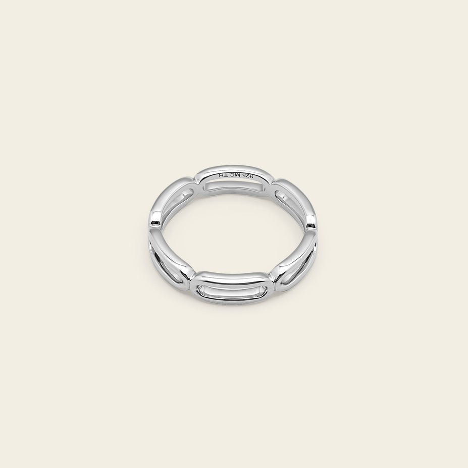 Paperclip Chain Ring
