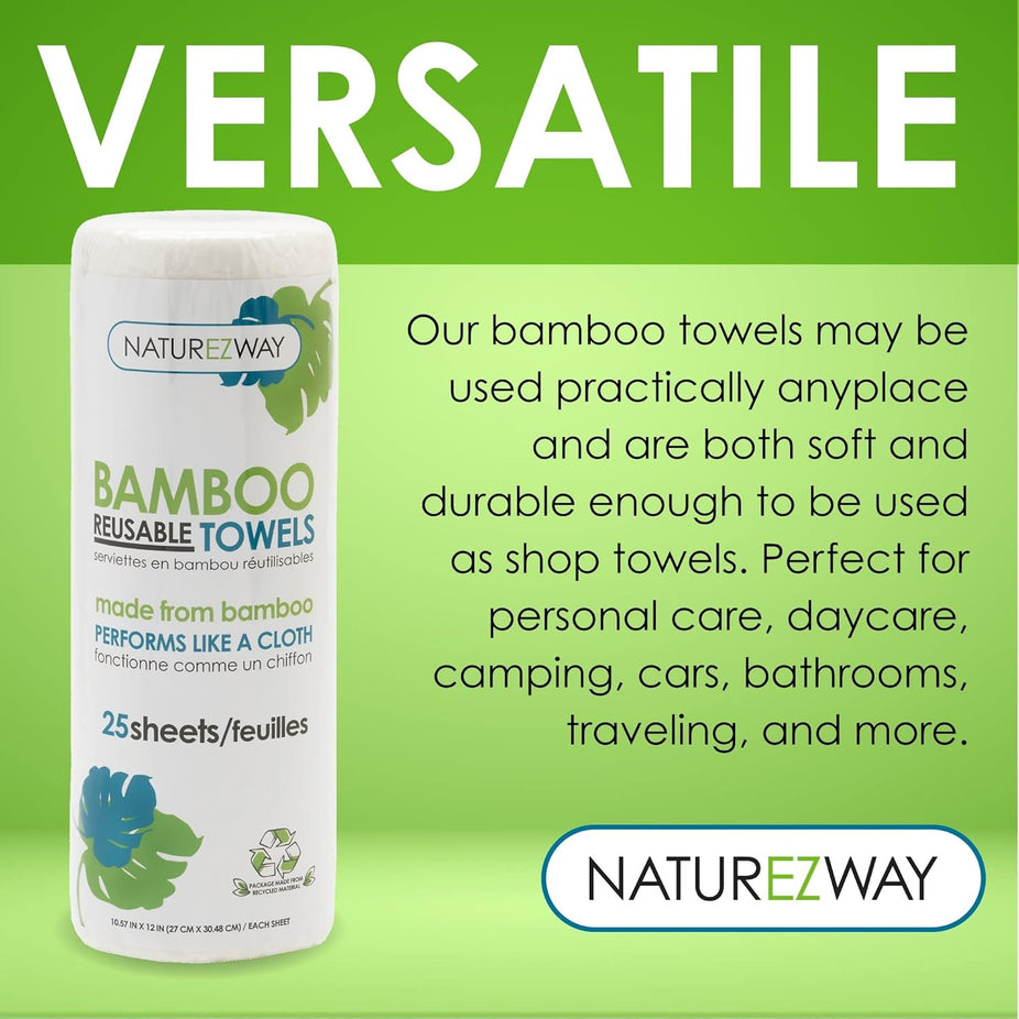 Bamboo Perforated Towels  (25 CT)