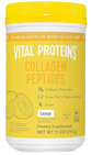Lemon Collagen Peptides Dietary Supplement