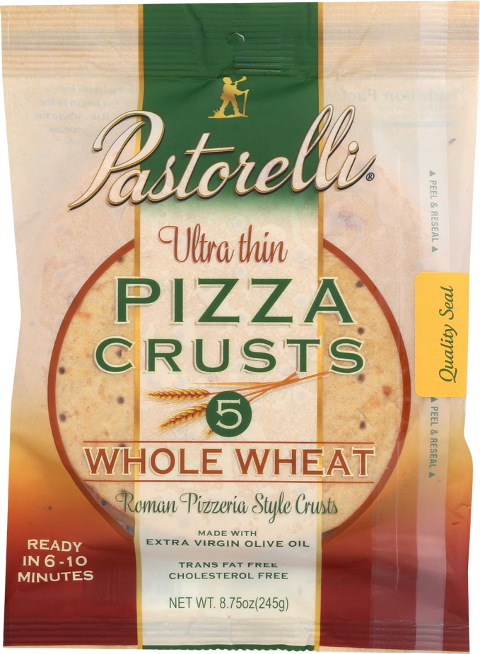 Ultra Thin Whole Wheat Pizza Crusts 7 Inch (5 CT)