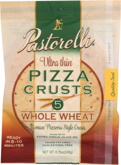 Ultra Thin Whole Wheat Pizza Crusts 7 Inch (5 CT)