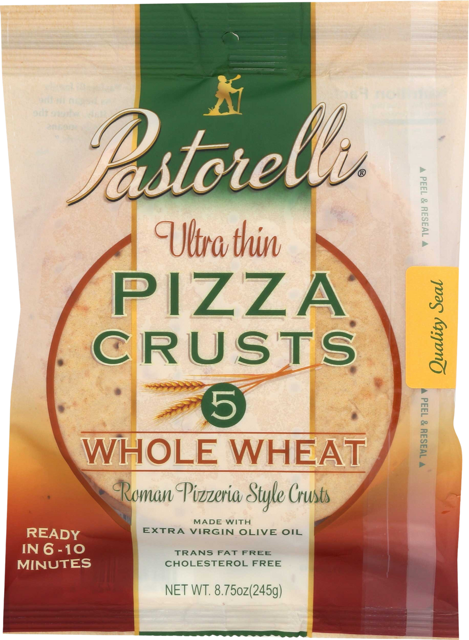 Ultra Thin Whole Wheat Pizza Crusts 7 Inch (5 CT)