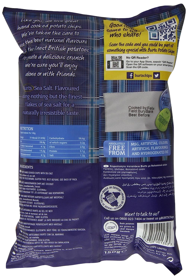 Sea Salt Potato Chips