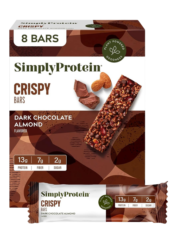 Dark Chocolate Almond Crispy Bar (8 CT)