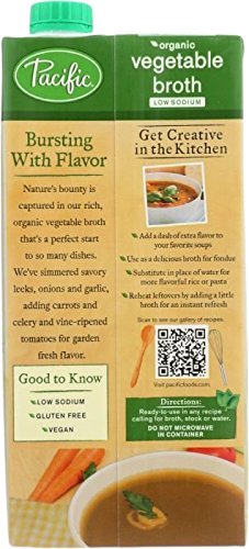 Low Sodium Organic Vegetable Broth