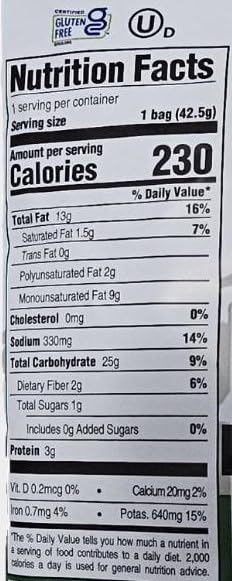 Jalapeno Kettle Potato Chip (Snack Bag)