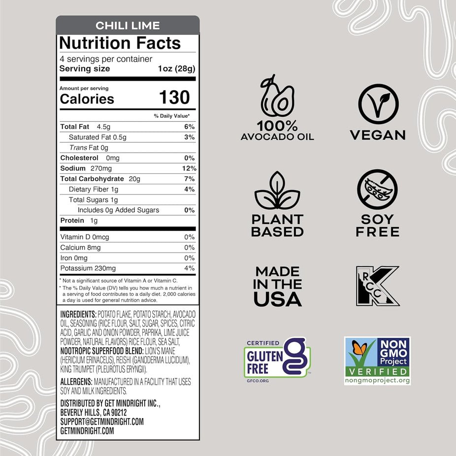 Chili Lime Popped Chip