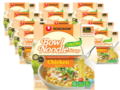 Savory Chicken Noodle Bowl Soup (12 Pack)