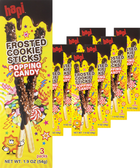 Popping Candy Frosted Cookie Sticks (8 Pack)