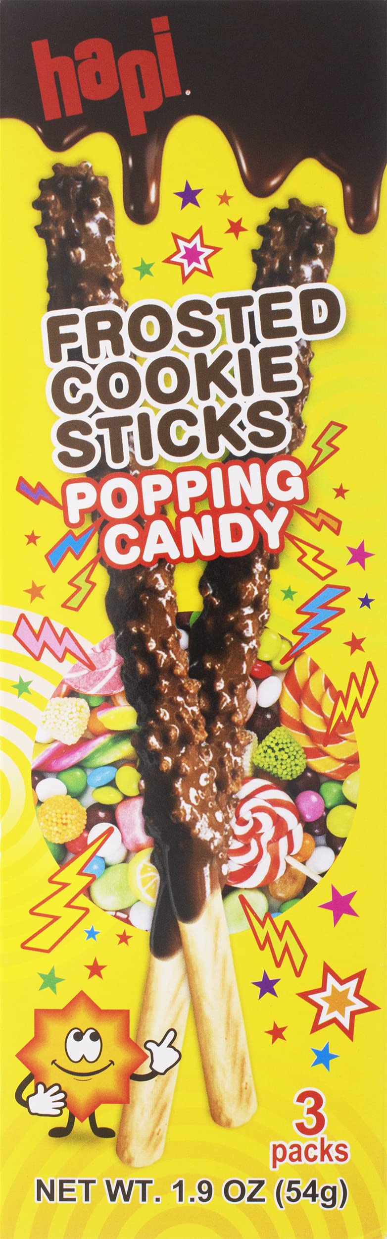 Popping Candy Frosted Cookie Sticks (8 Pack)
