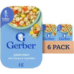 Pasta Stars with Chicken & Vegetables (6 Pack)