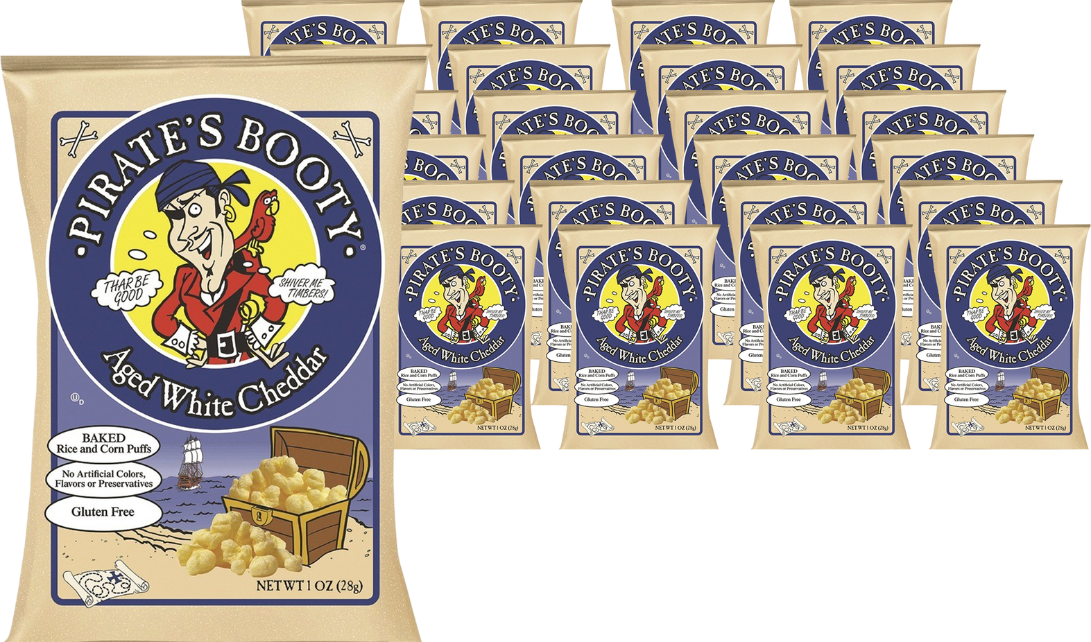 Aged White Cheddar Puffs (24 Pack)