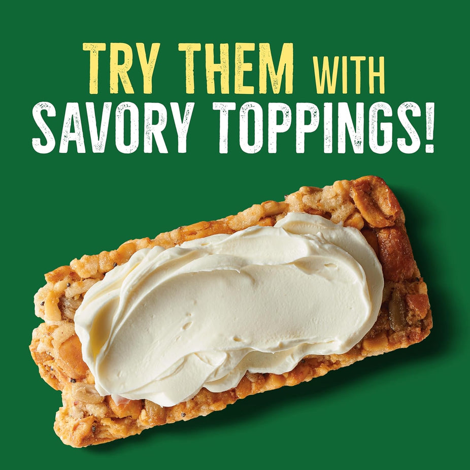 Savory Nut Crunch Bar - Everything Bagel (8 Pack)
