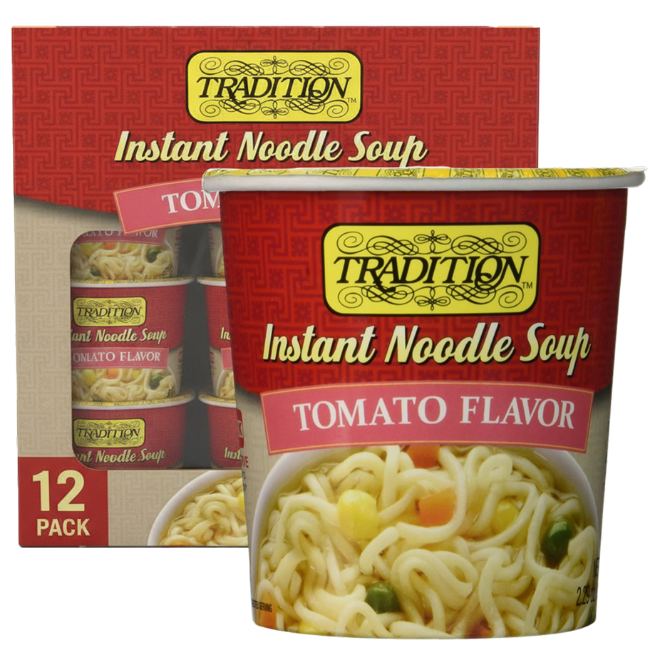 Instant Noodle Soup - Tomato Flavor (12 Pack)
