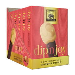 Dip And Joy Chocolate Almond Butter Stick (6 Pack)