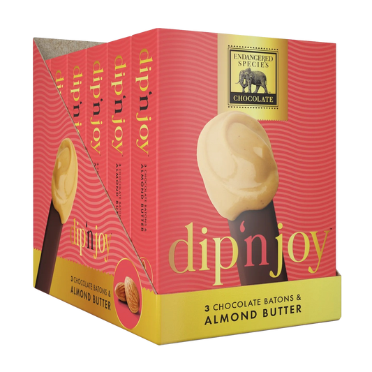 Dip And Joy Chocolate Almond Butter Stick (6 Pack)