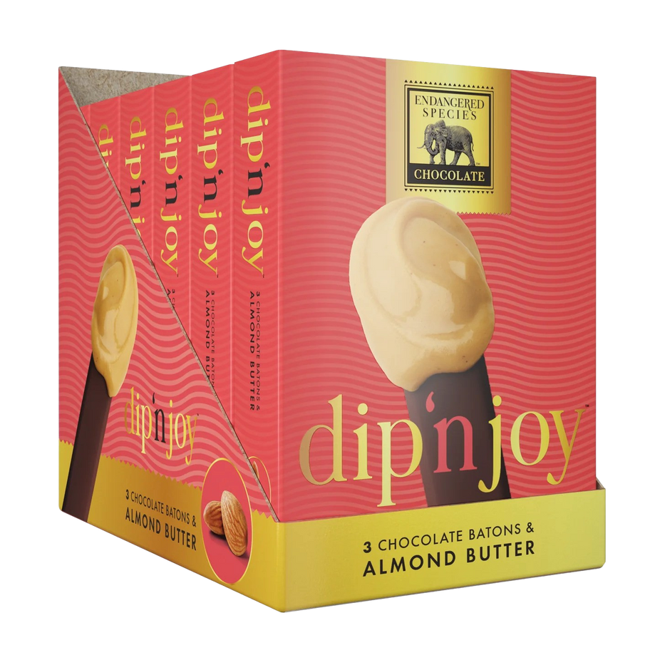 Dip And Joy Chocolate Almond Butter Stick (6 Pack)