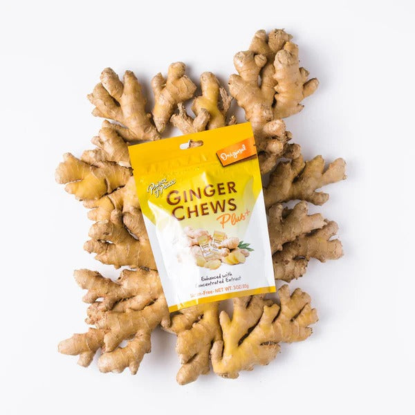 Ginger Chews Plus Original (6 Pack)