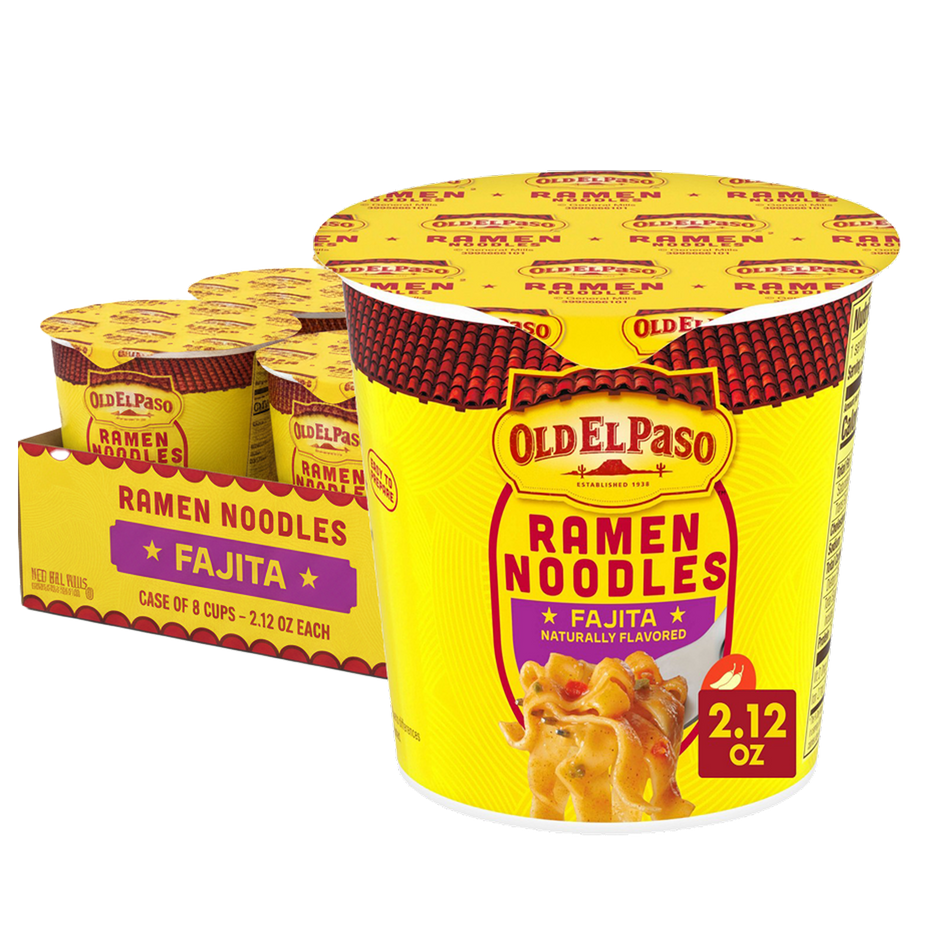 Fajita Ramen Noodles Cup (8 Pack)
