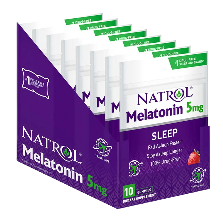 Melatonin Gummy 5mg Travel Size (8 Pack)