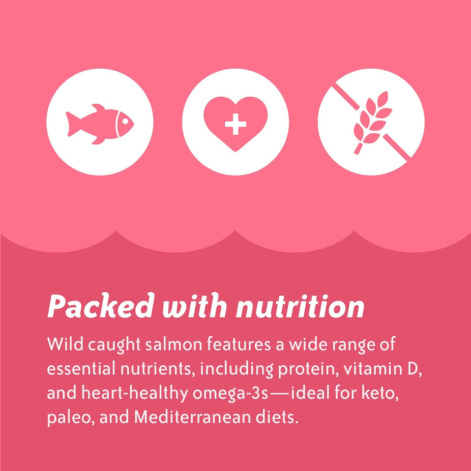 Pink Salmon Pouch Lemon & Chive (12 Pack)