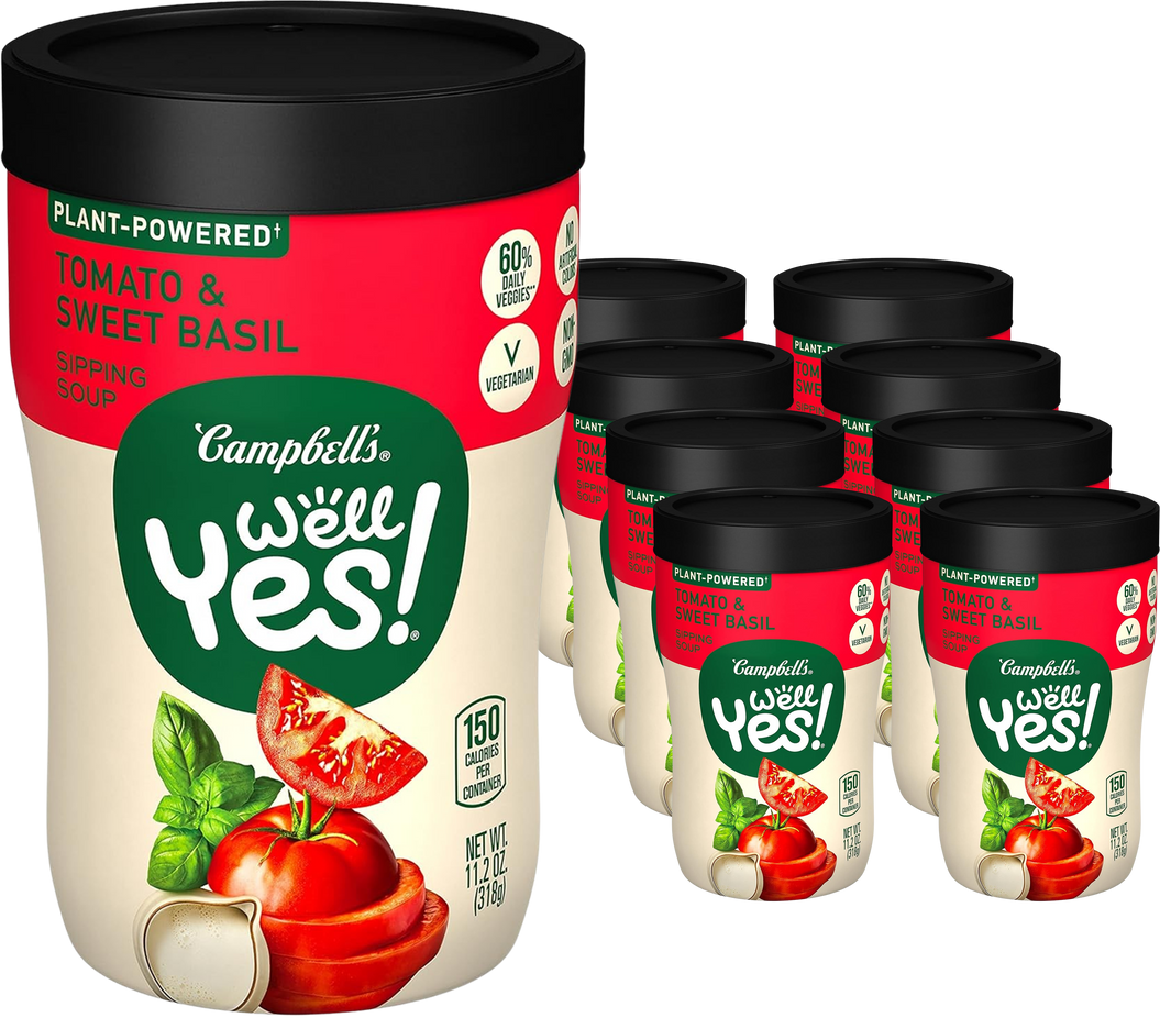 Tomato & Sweet Basil Sipping Soup (8 Pack)
