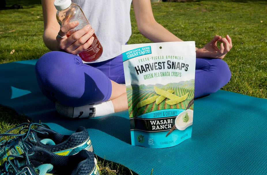 Wasabi Ranch Green Pea Snack Crisps (12 Pack)