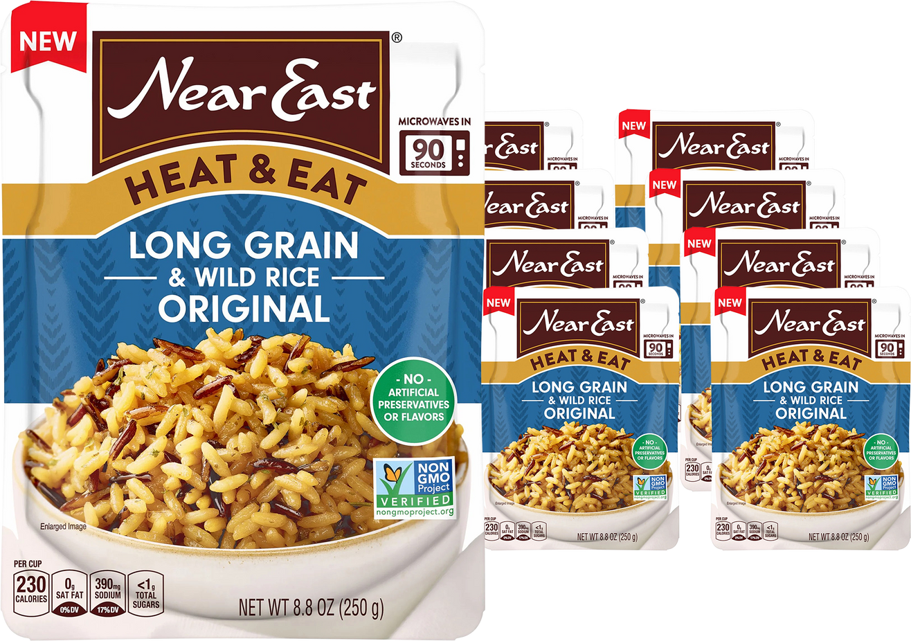 Quick Cook Long Grain Rice & Wild Rice (8 Pack)