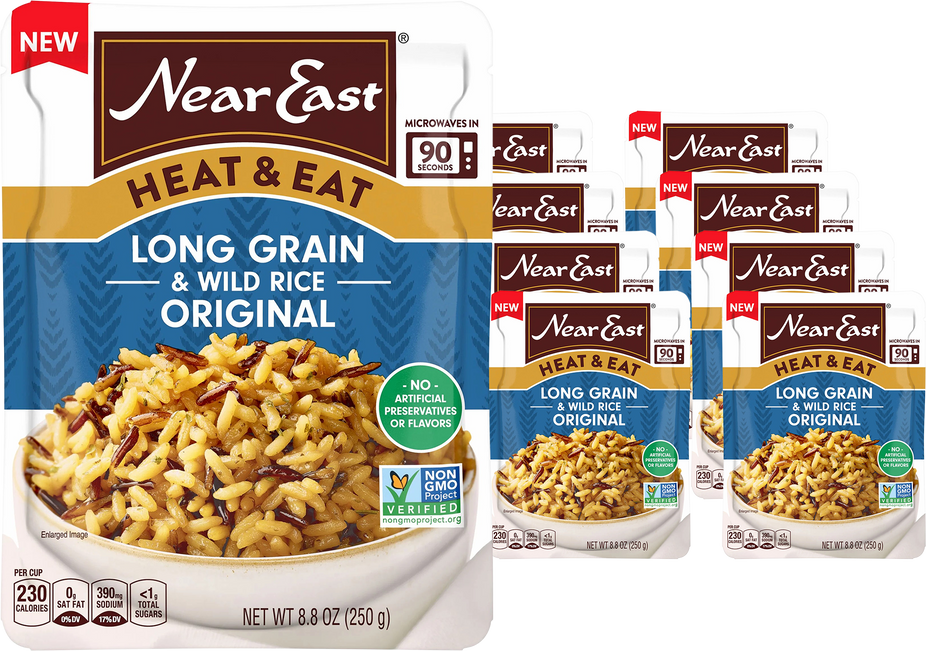 Quick Cook Long Grain Rice & Wild Rice (8 Pack)