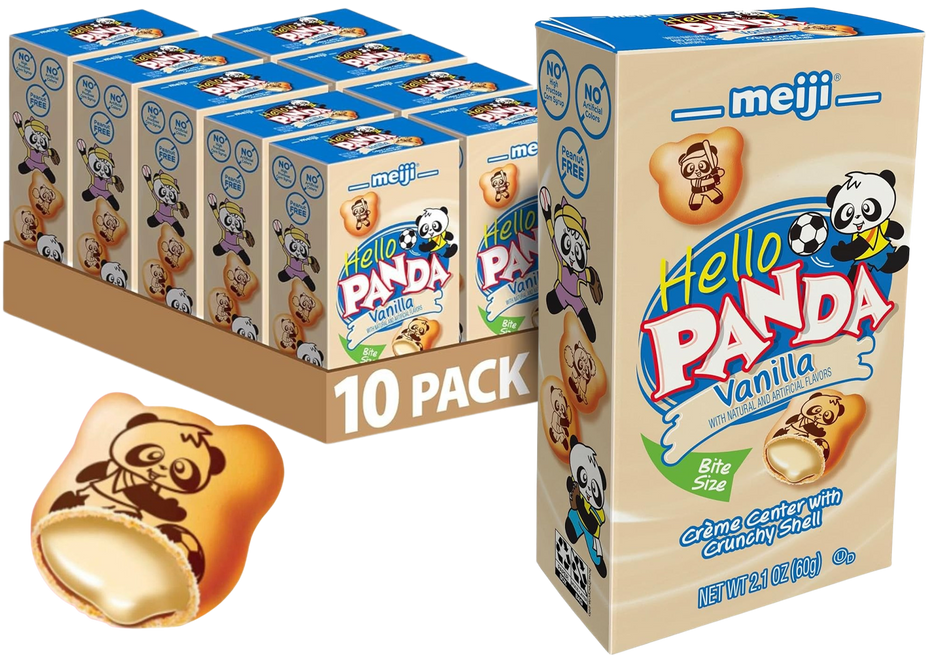 Hello Panda Vanilla Milk Cookies (10 Pack)
