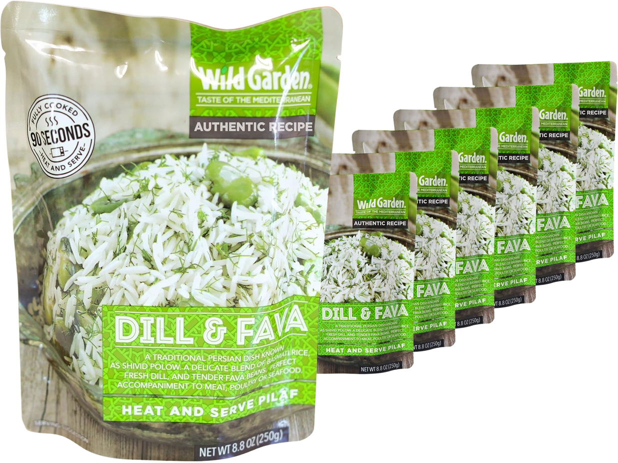 Dill & Fava Rice Pilaf (6 Pack)