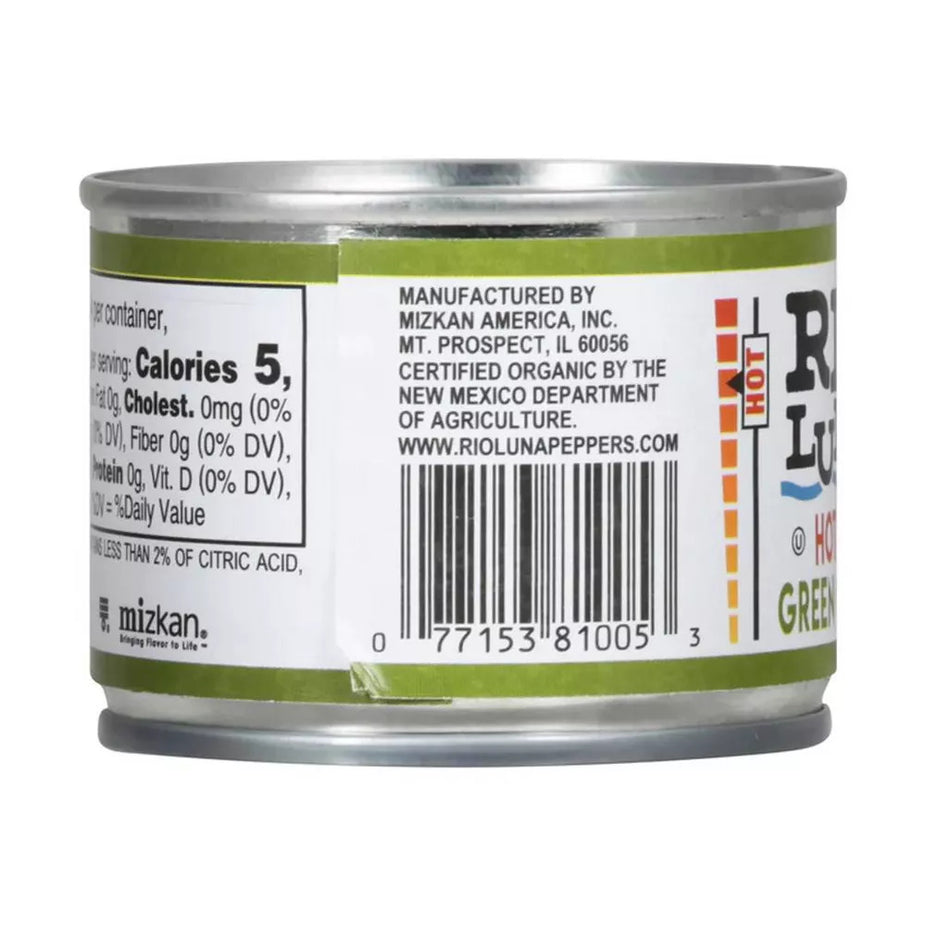 Organic Hot Diced Green Chiles (12 CT)