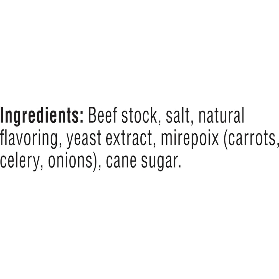 100% Natural 50% Less Sodium Beef Broth (3CT)