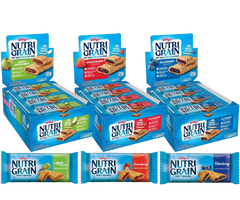 Soft Baked Breakfast Bars Variety - Blueberry, Apple, Strawberry (16 CT each)