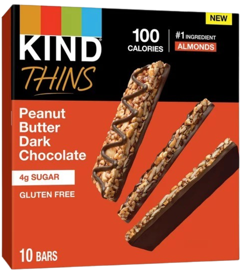 Thins Peanut Butter Dark Chocolate Bar (10 CT)