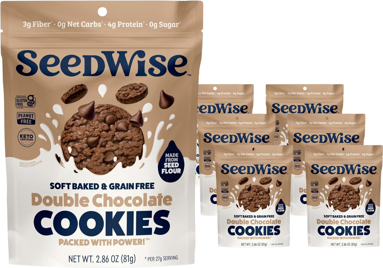 Double Chocolate Cookies (6 Pack)