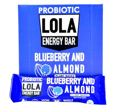 Blueberry and Almond Probiotics Energy Bar (12 CT)