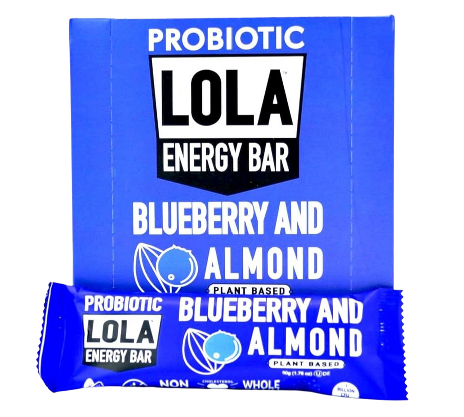 Blueberry and Almond Probiotics Energy Bar (12 CT)