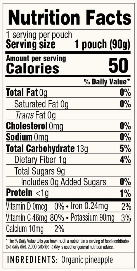 Organic Unsweetened Pineapple Sauce (8 CT) - Don't USE DUP