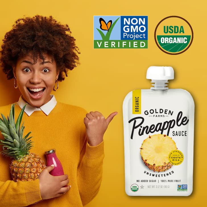 Organic Unsweetened Pineapple Sauce (8 CT) - Don't USE DUP
