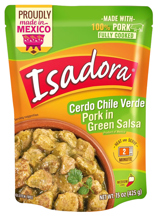 Cooked Pork Green Salsa Verde RTE (8 Pack)