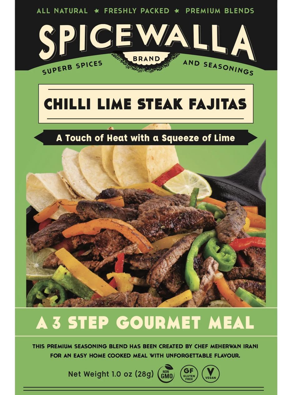 Chili Lime Steak Fajitas Spice Packet (18 Pack)