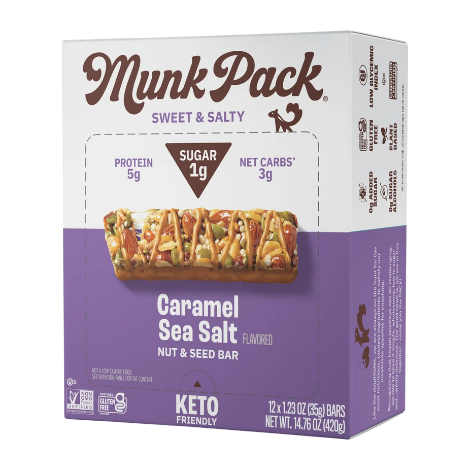 Caramel Sea Salt Nut & Seed Bar (12 Pack)
