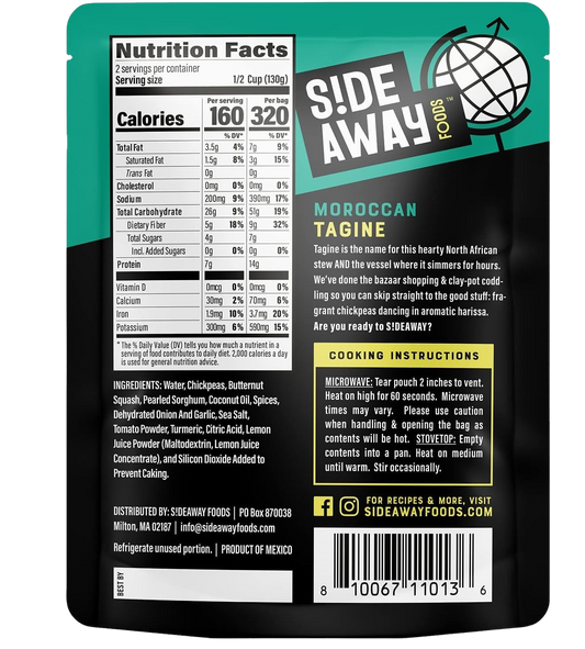 Nutrition Information - Tagine Beans (6 Pack)