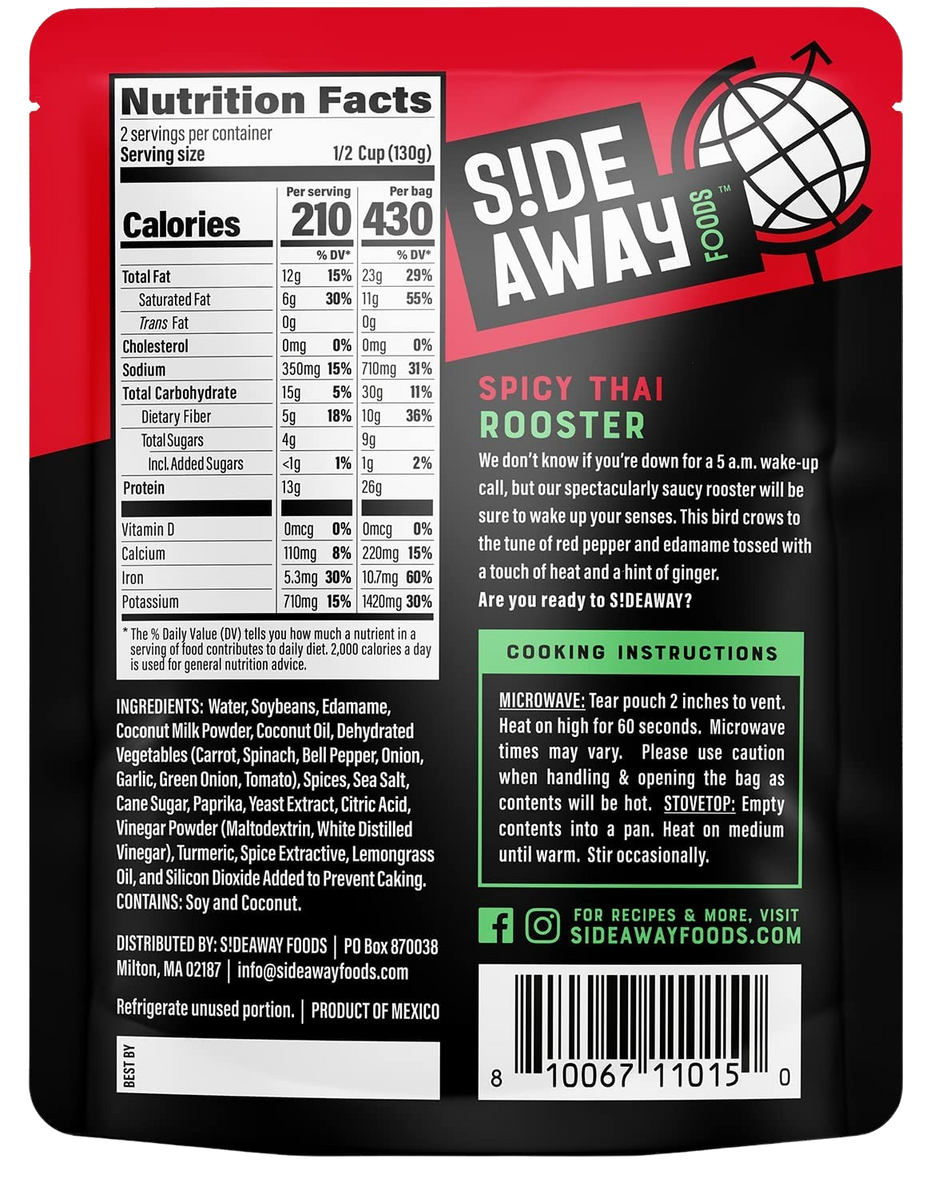 Spicy Thai Rooster - Veggies with Thai flavors (6 Pack)