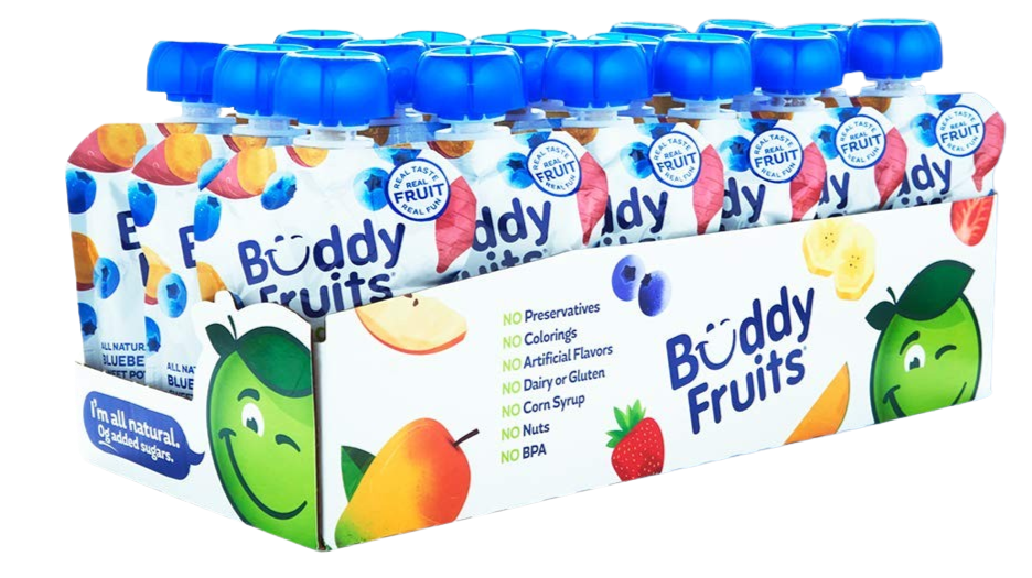 Blueberry, Sweet Potato & Apple Pouches (18 Pack)