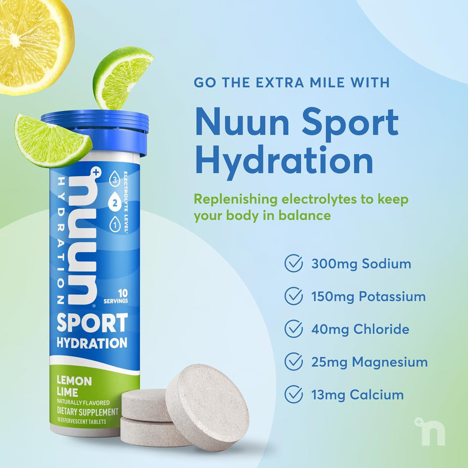 Lemon Lime Sport Drink Vegan Tabs (8 Pack)